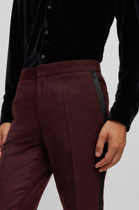 DARK RED // FORMAL TROUSERS GETLIN234E1