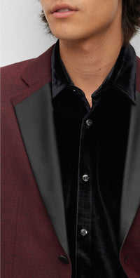 DARK RED // BLAZERS HENRY234E1