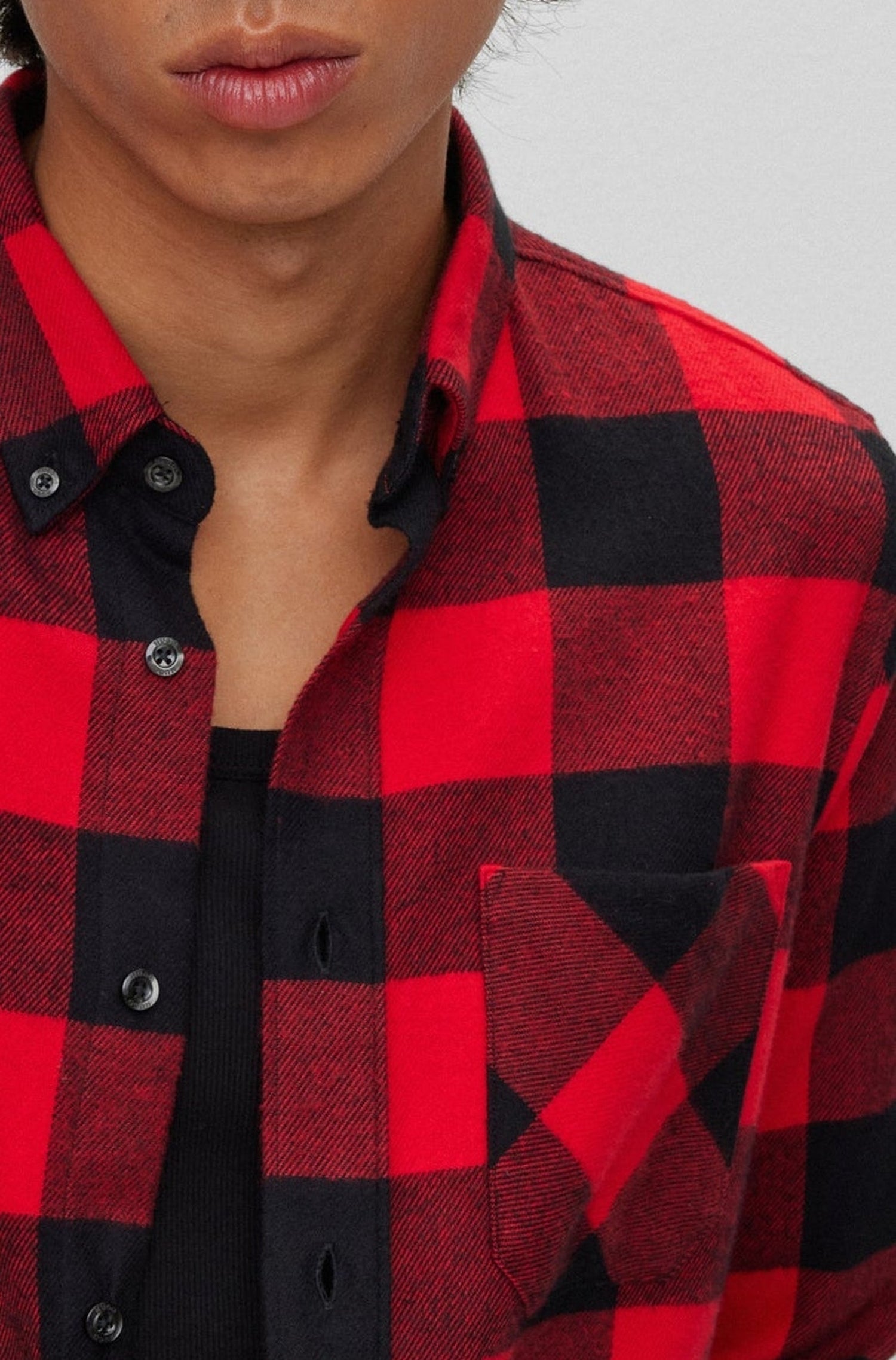 Chemise Ermann avec poche - Open Pink