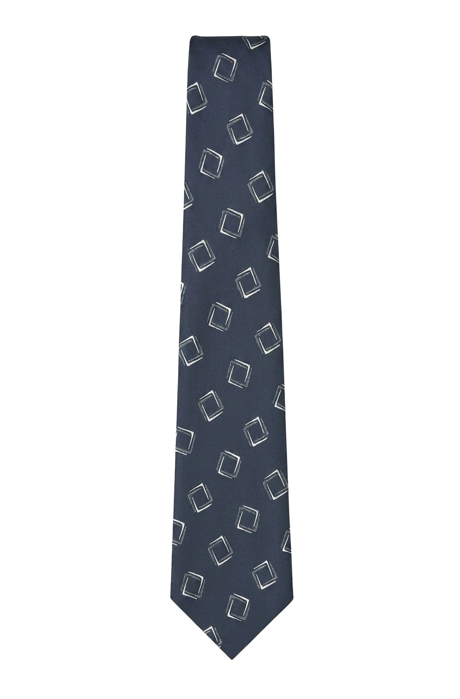 Silk tie - Open Blue