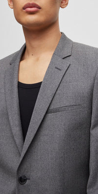 Arti wool blazer - Open Grey