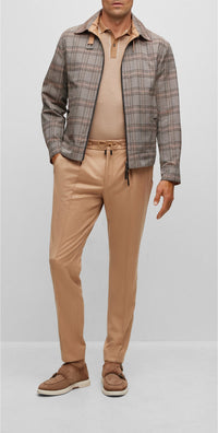 Polo Perry en soie - Medium Beige