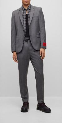 Howard wool trousers - Open Grey