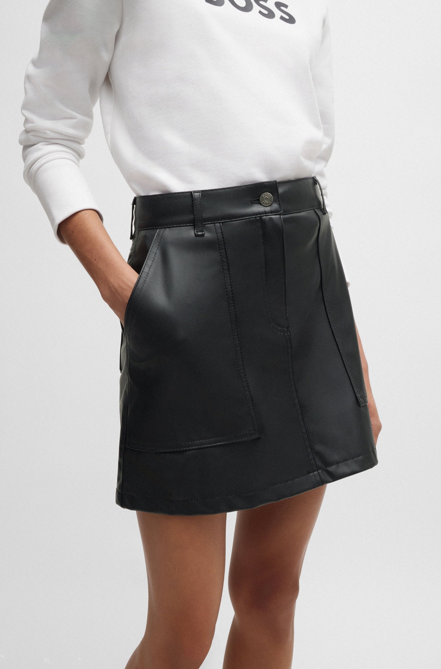 BLACK // PENCIL-SKIRTS C_VITE1