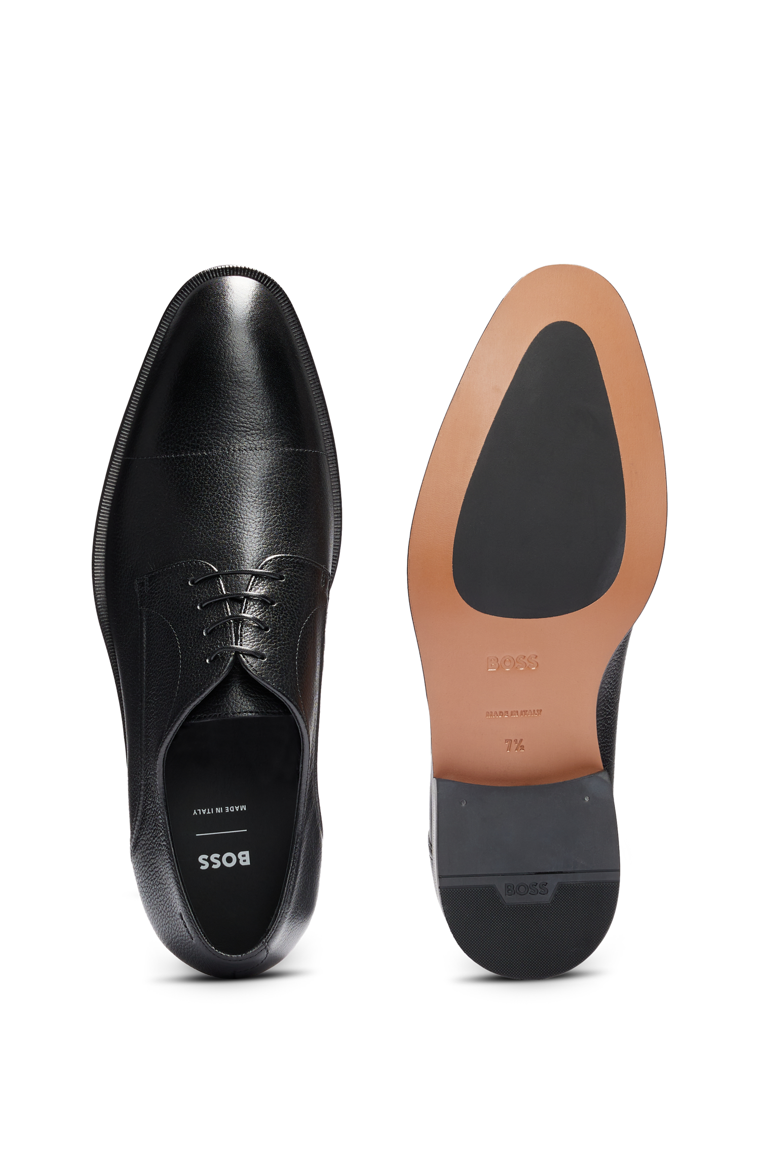 BLACK // BUSINESS LACE-UPS DERREK_DERB_GRLT