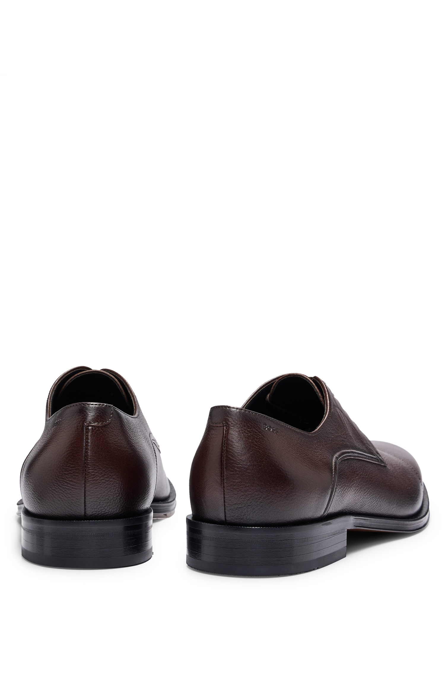 Derrek leather derbies - Dark Brown