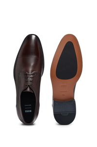 Derrek leather derbies - Dark Brown