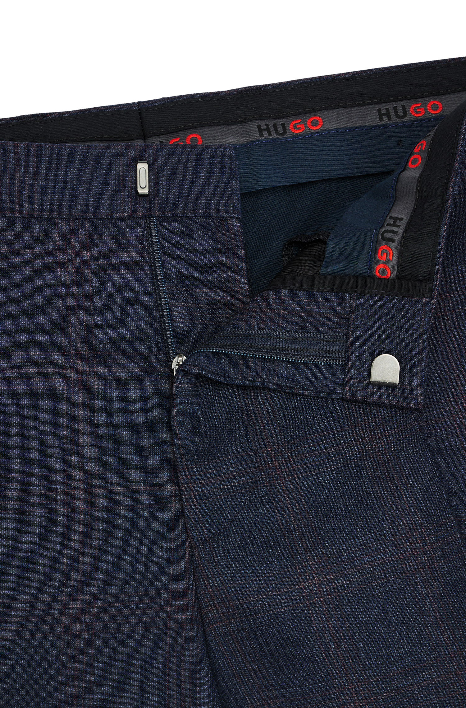 Getlin wool trousers - Dark Blue