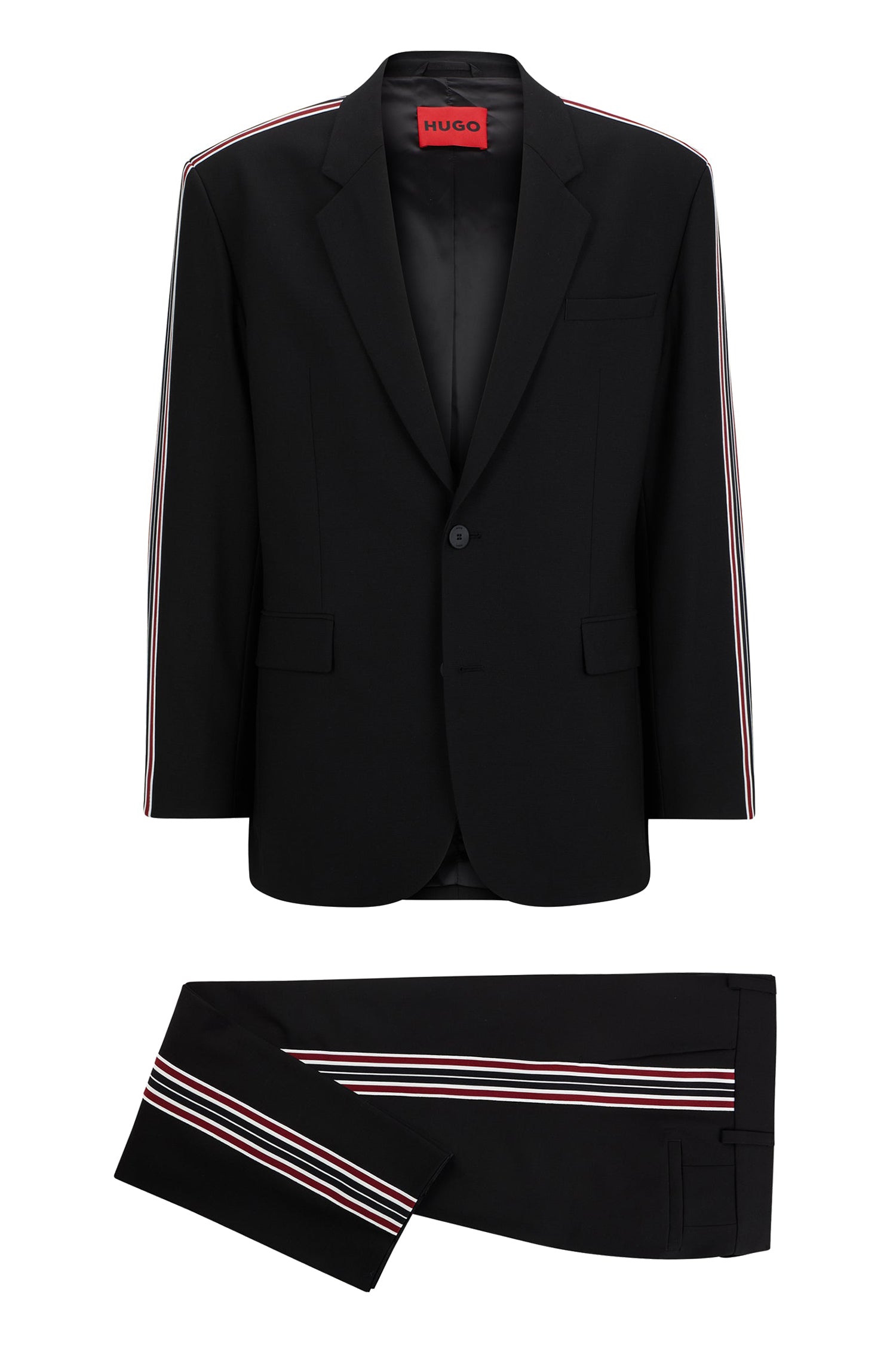 Ulan wool suit - Black