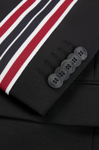Ulan wool suit - Black