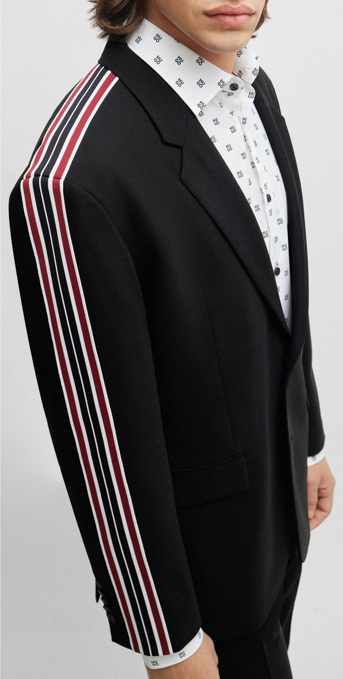Ulan wool suit - Black
