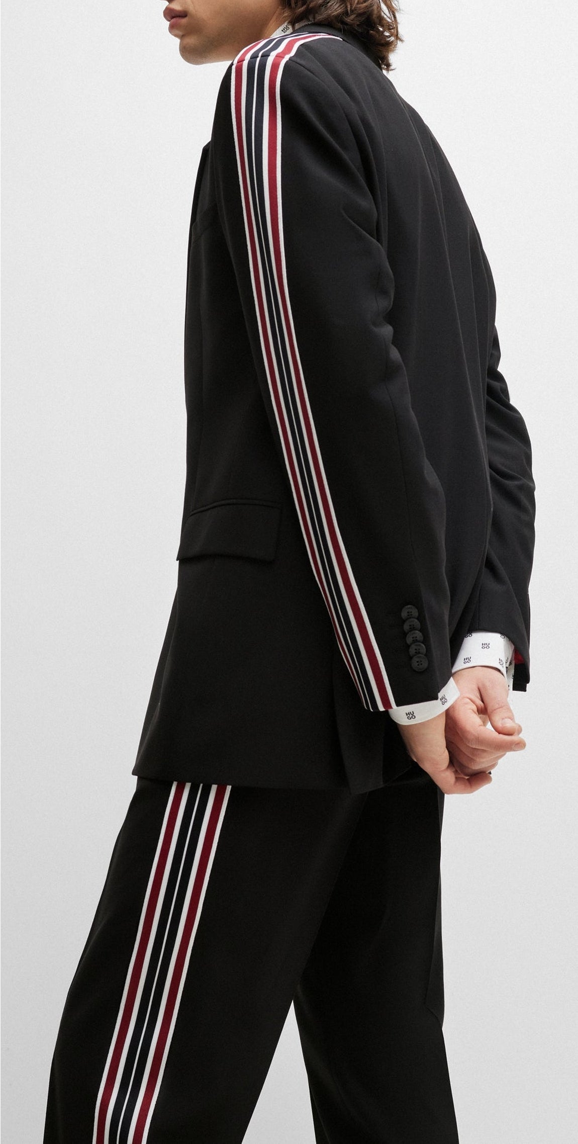Ulan wool suit - Black