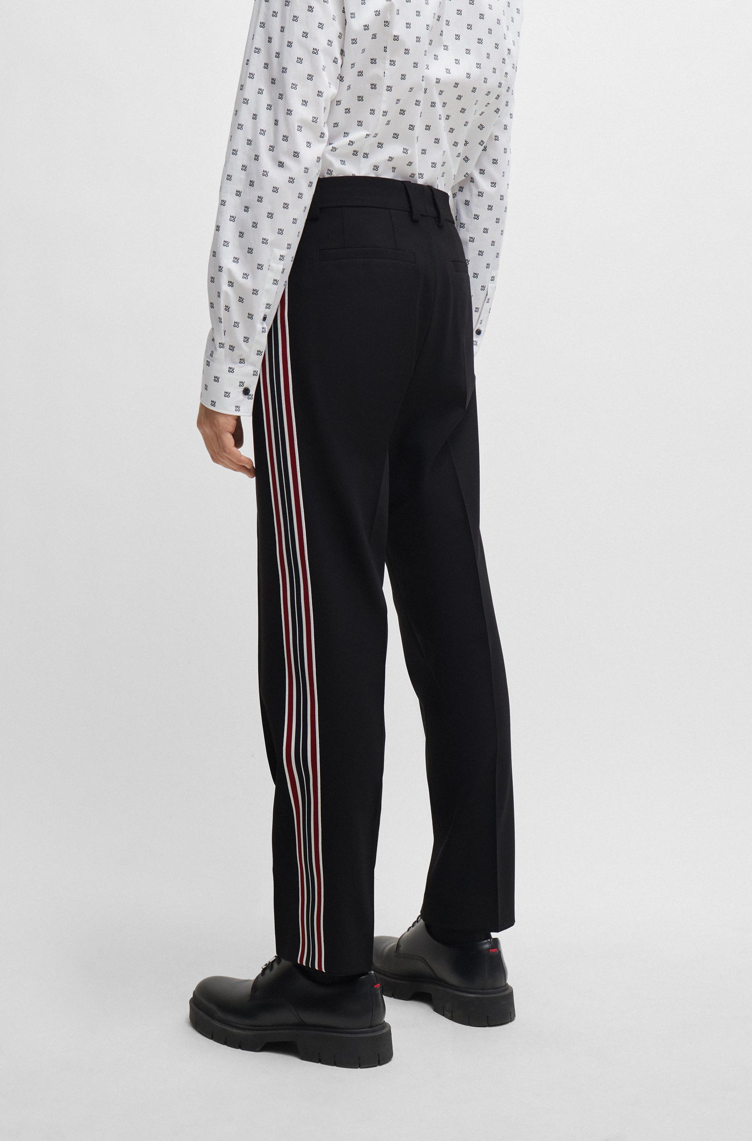 Ulan wool suit - Black