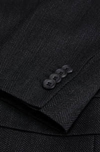 Kris wool blend suit - Charcoal