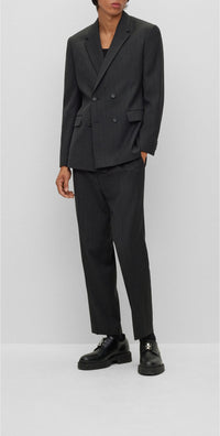 Kris wool blend suit - Charcoal