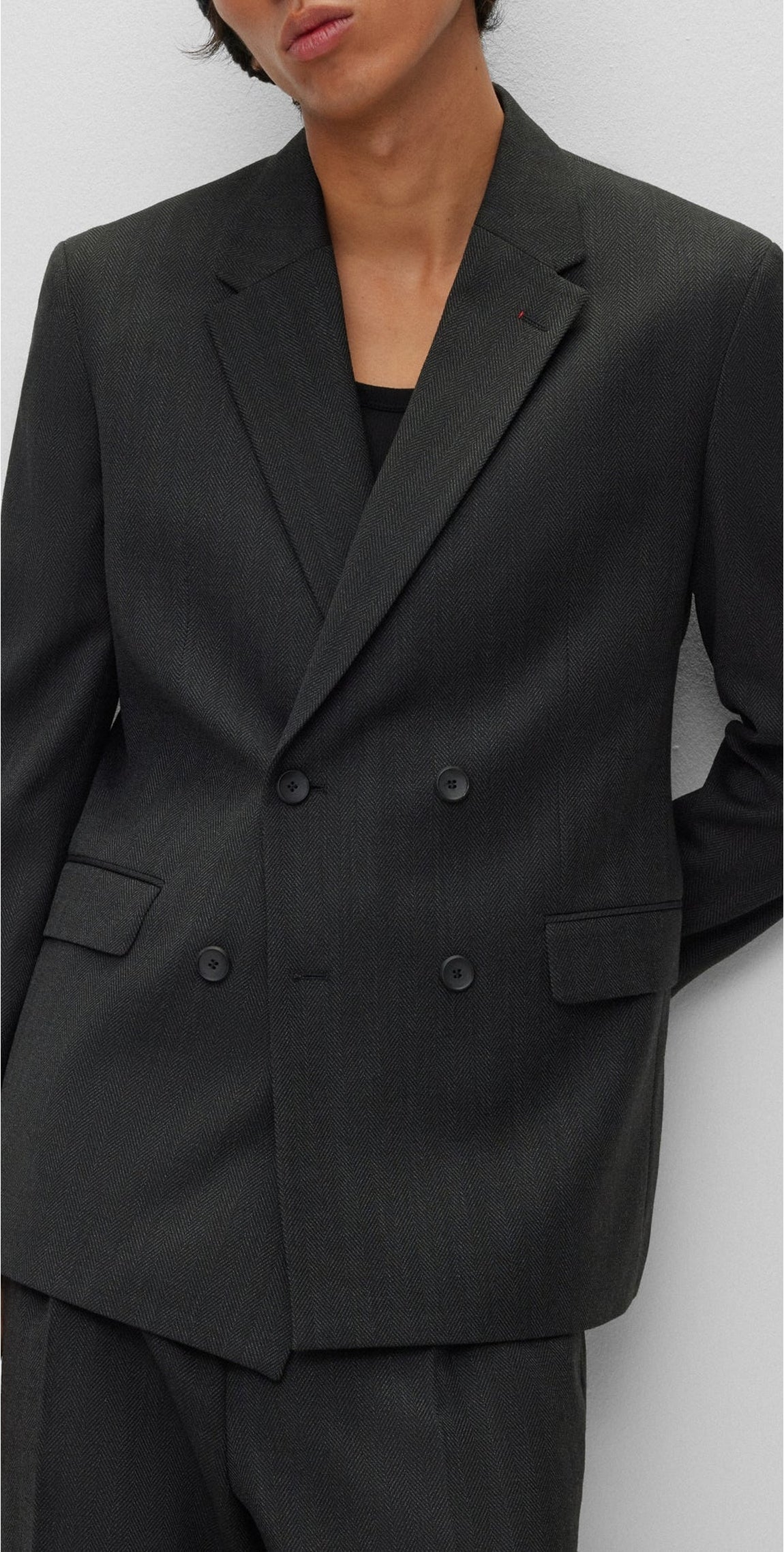 Kris wool blend suit - Charcoal