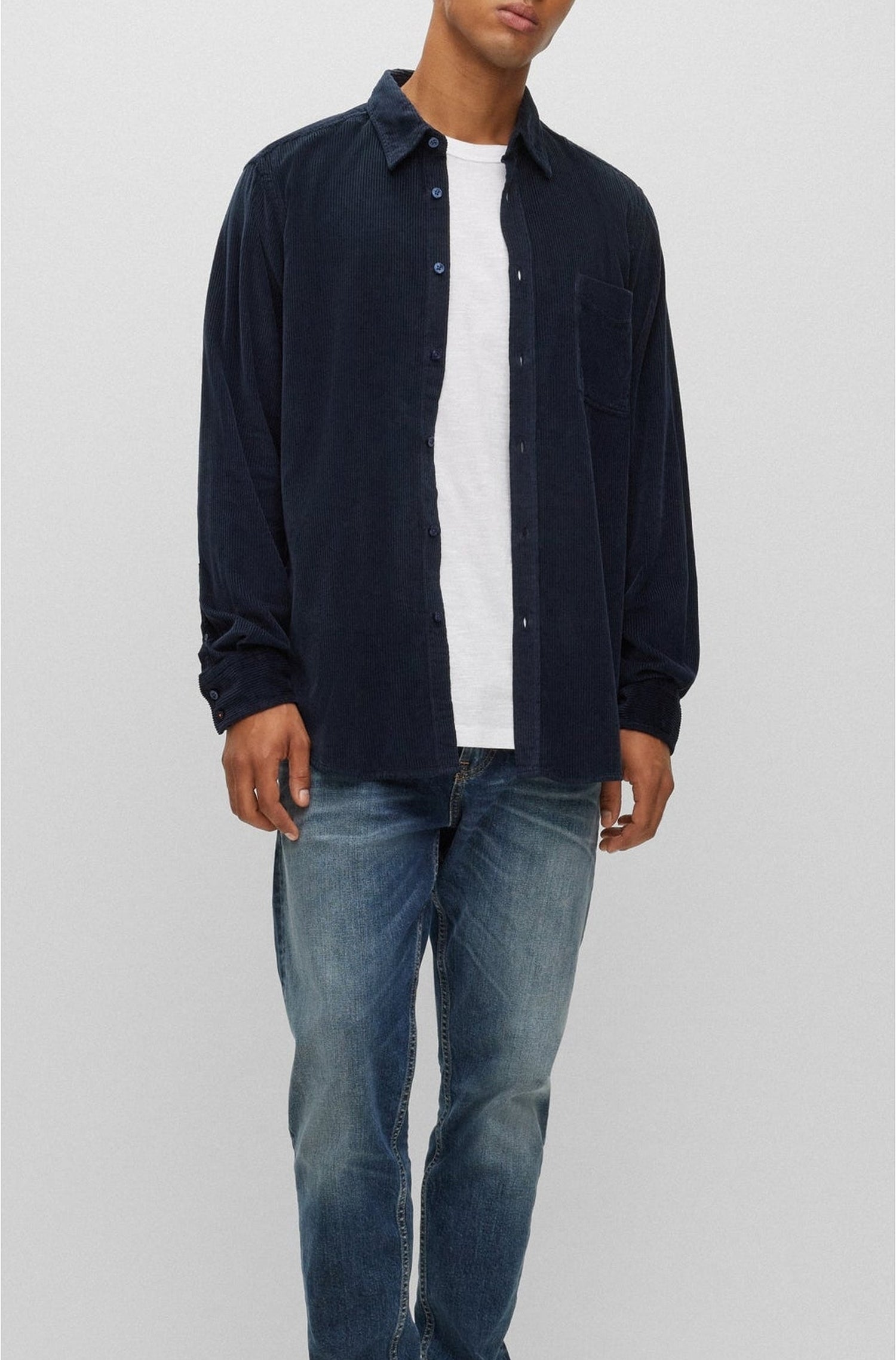 Chemise Relegant avec poche - Dark Blue