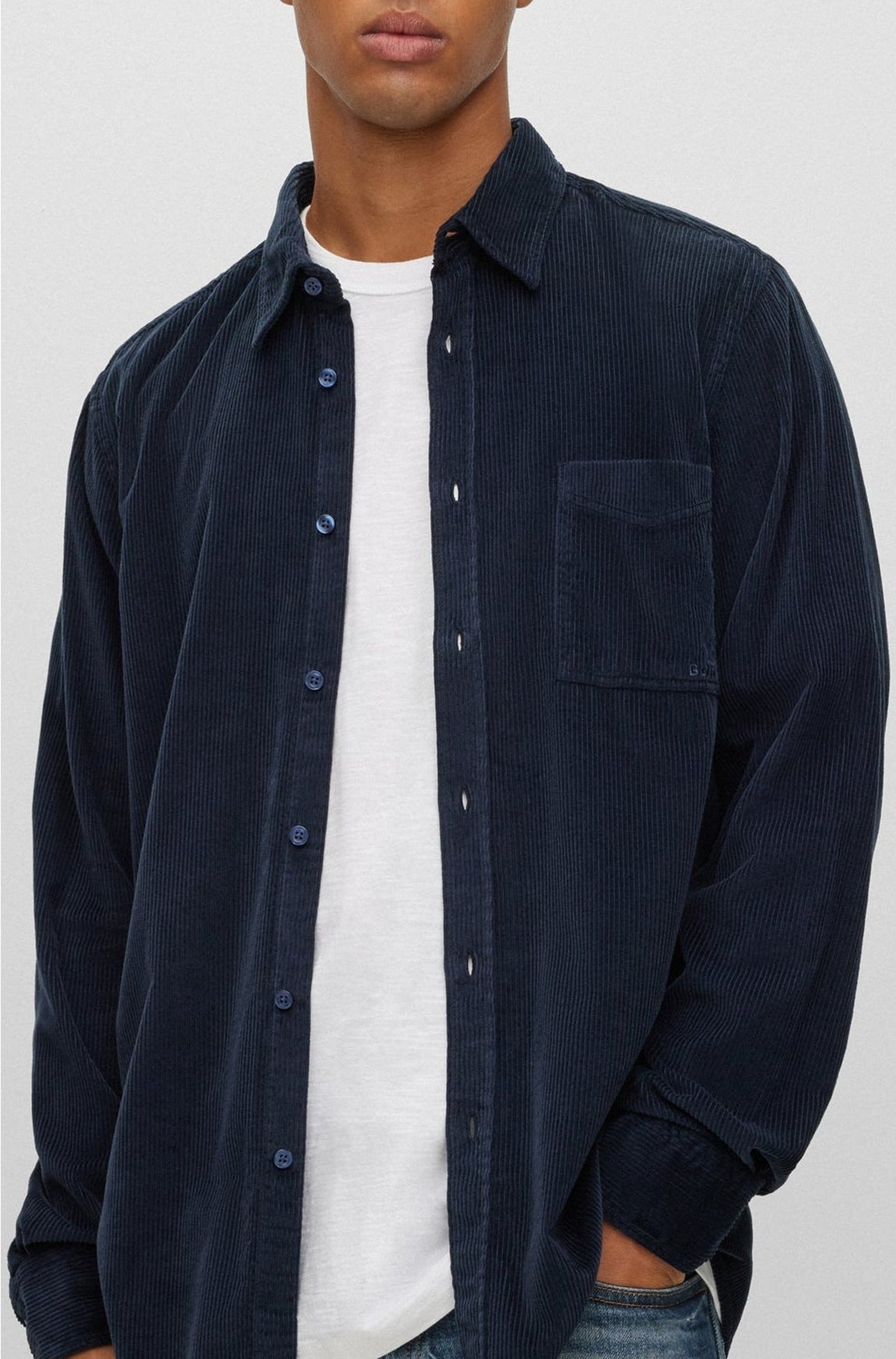 Chemise Relegant avec poche - Dark Blue