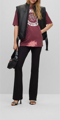 Drisela oversize T-shirt - Dark Red