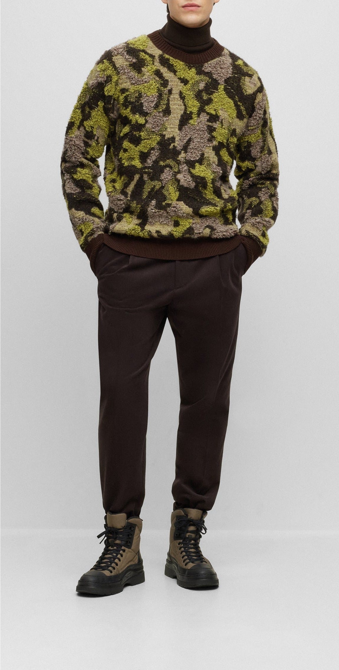 Meloy wool jumper - Dark Brown