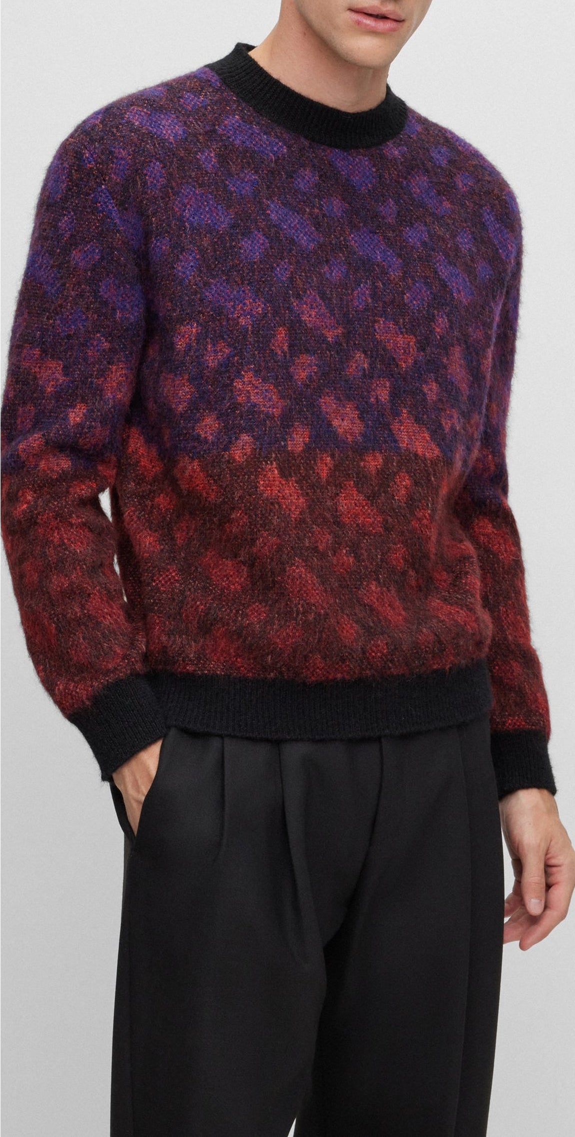 Miracolo wool blend jumper - Black