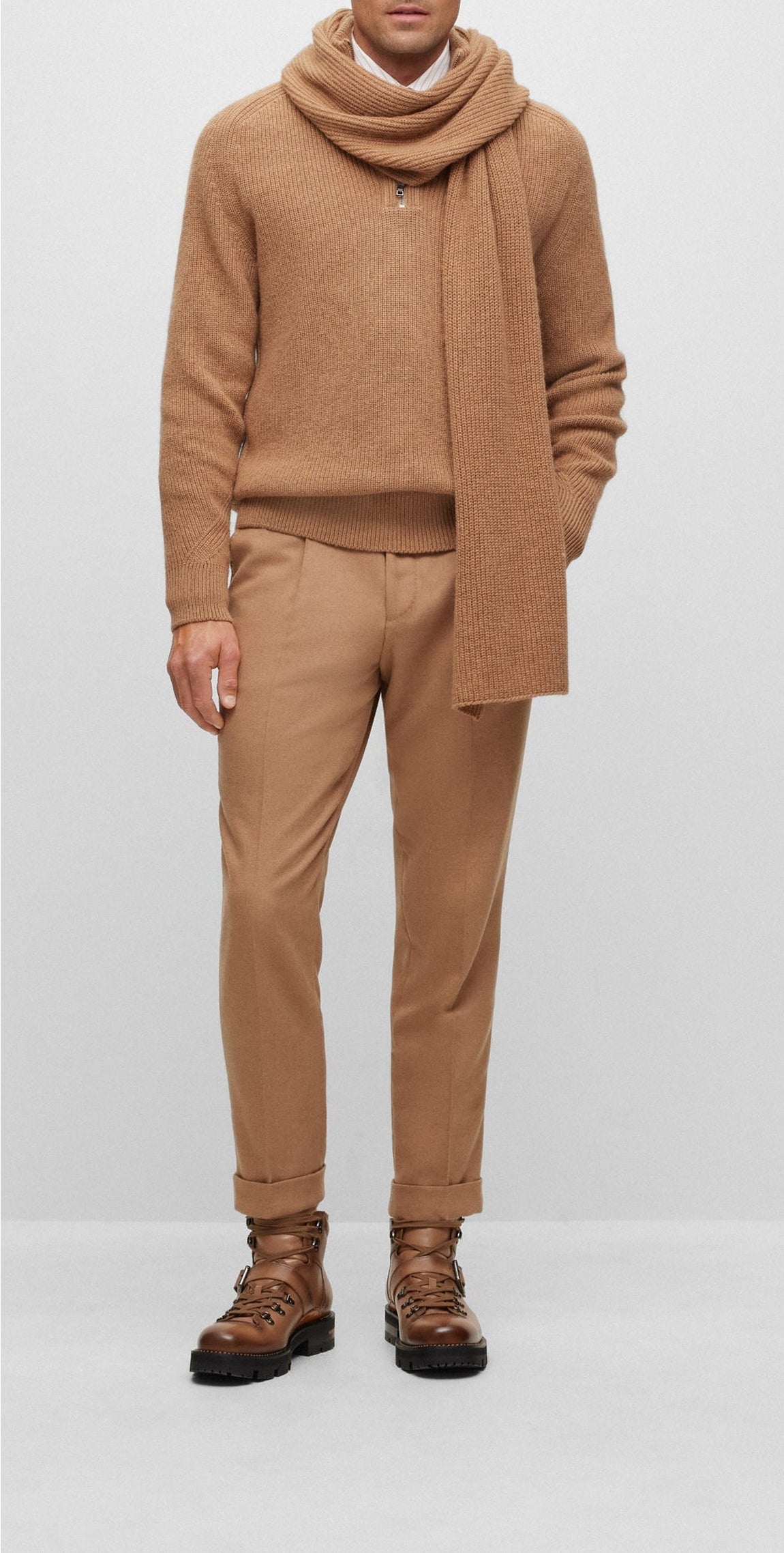 MEDIUM BEIGE // CARDIGANS L-MANTO