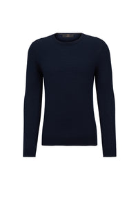 Pull Borello en cachemire - Dark Blue