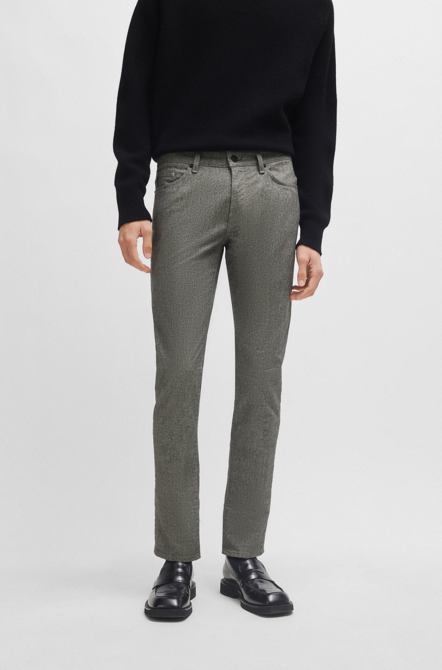 BLACK // CASUAL TROUSERS DELAWARE3-1-20