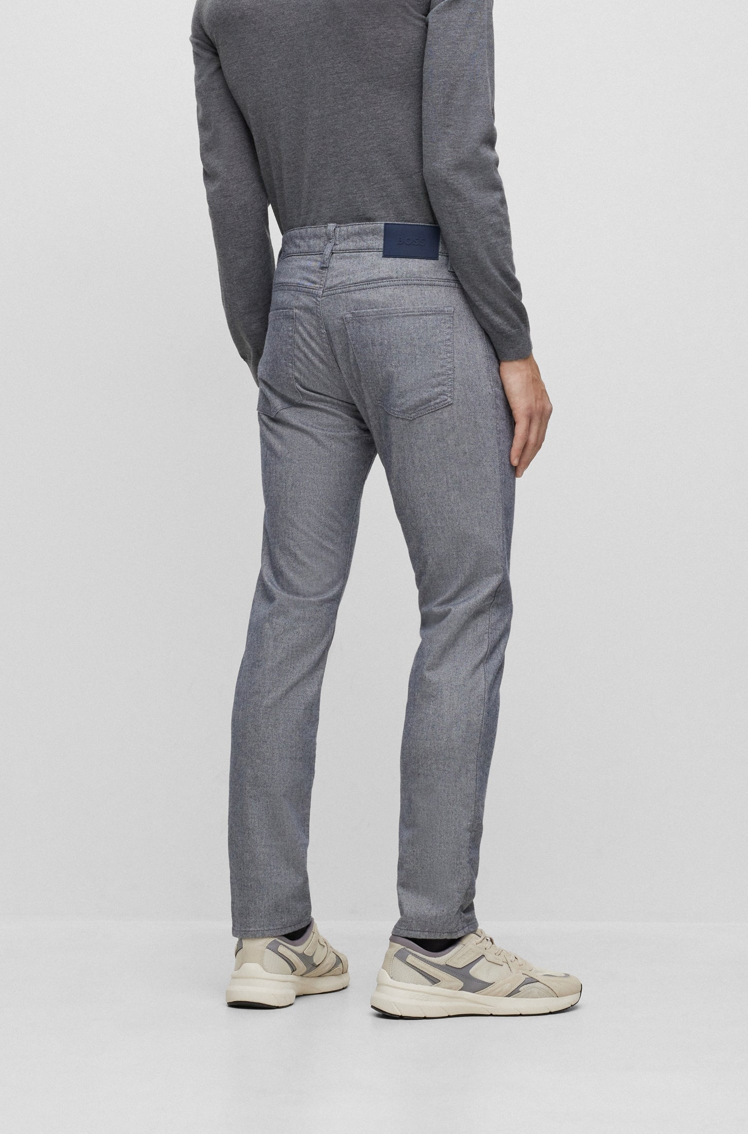 DARK BLUE // CASUAL TROUSERS DELAWARE3-1-20