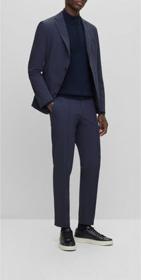 Marlo jumper in wool - Dark Blue