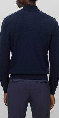Marlo jumper in wool - Dark Blue