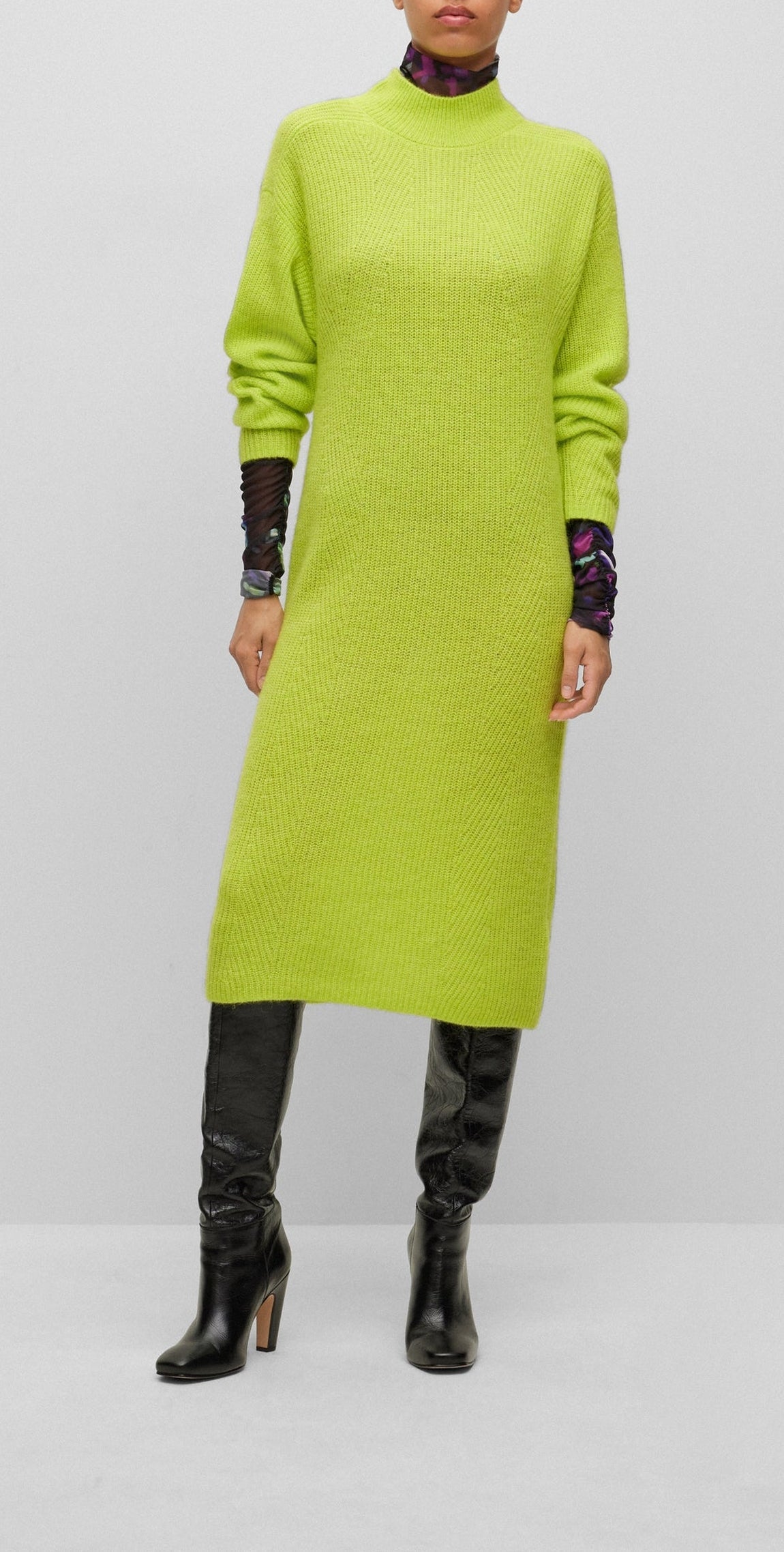 BRIGHT YELLOW // KNITTED DRESSES C_FAGDASA