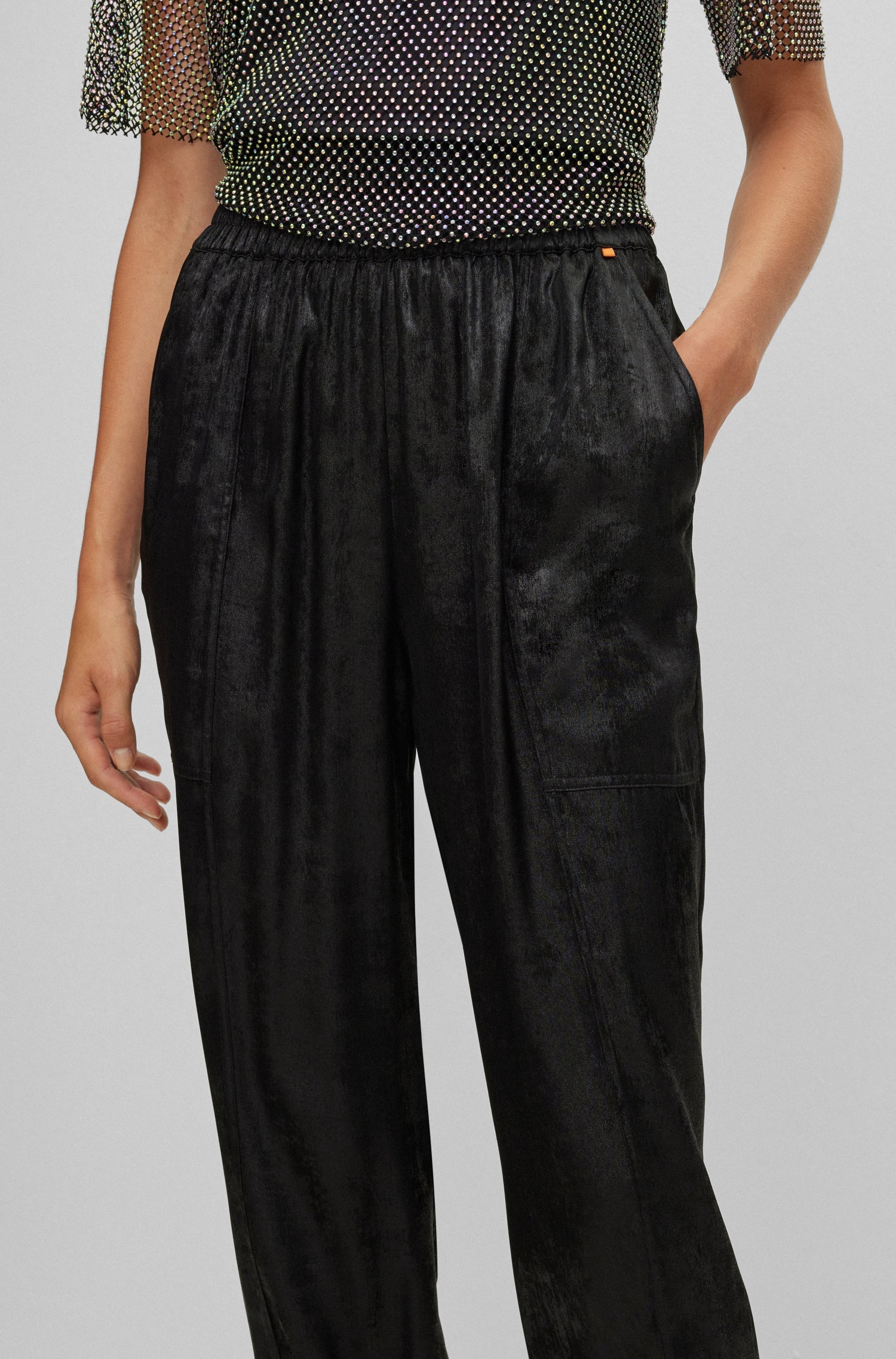 BLACK // CASUAL TROUSERS C_TINTA