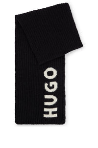 Slogues wool scarf - Black