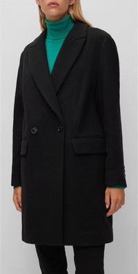 Oversized wool-blend Catop coat - Black