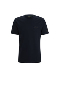 Plain round-neck T-shirt - Dark Blue