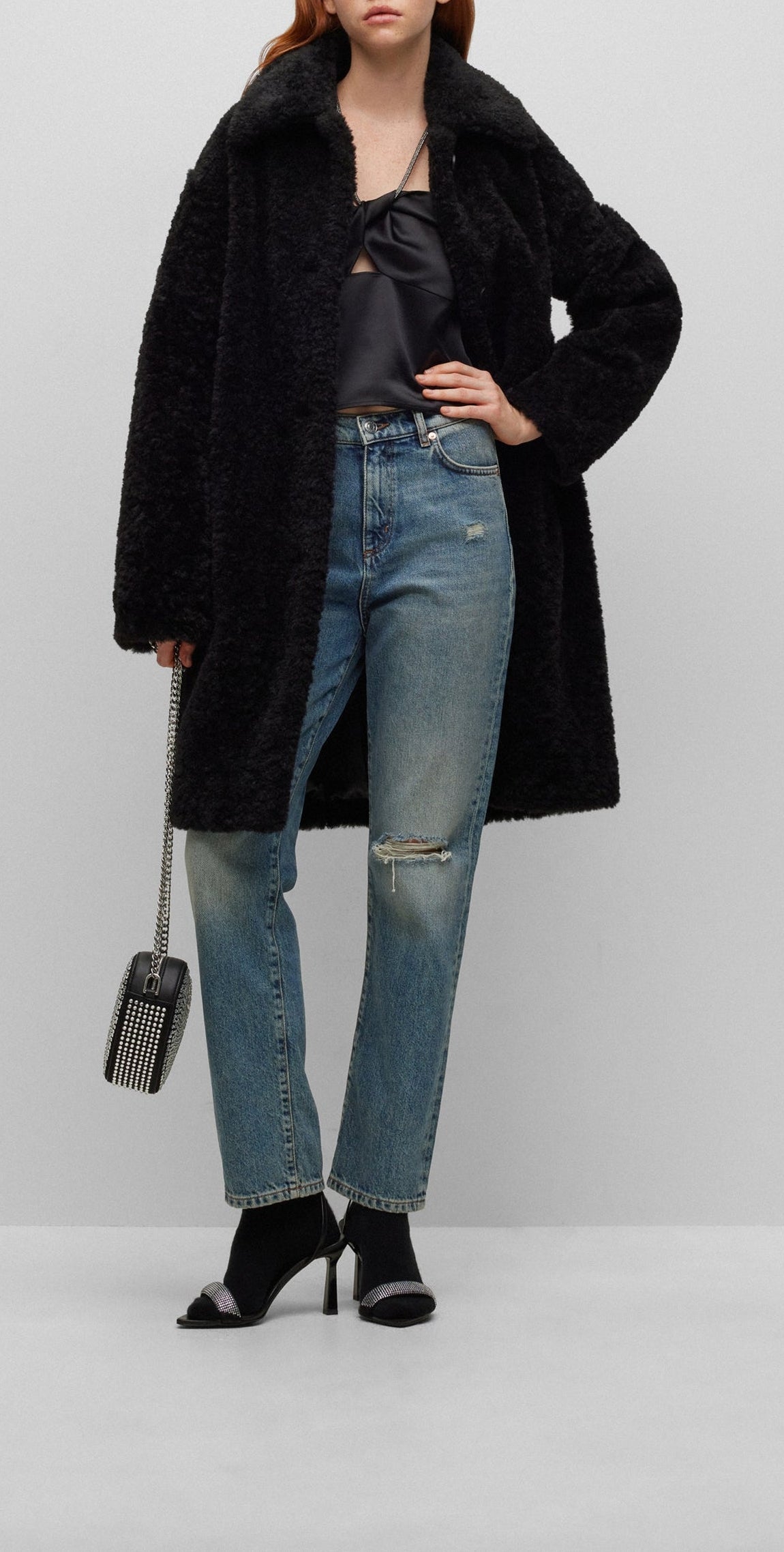 BLACK // CASUAL TOPS CRYSTALI-1