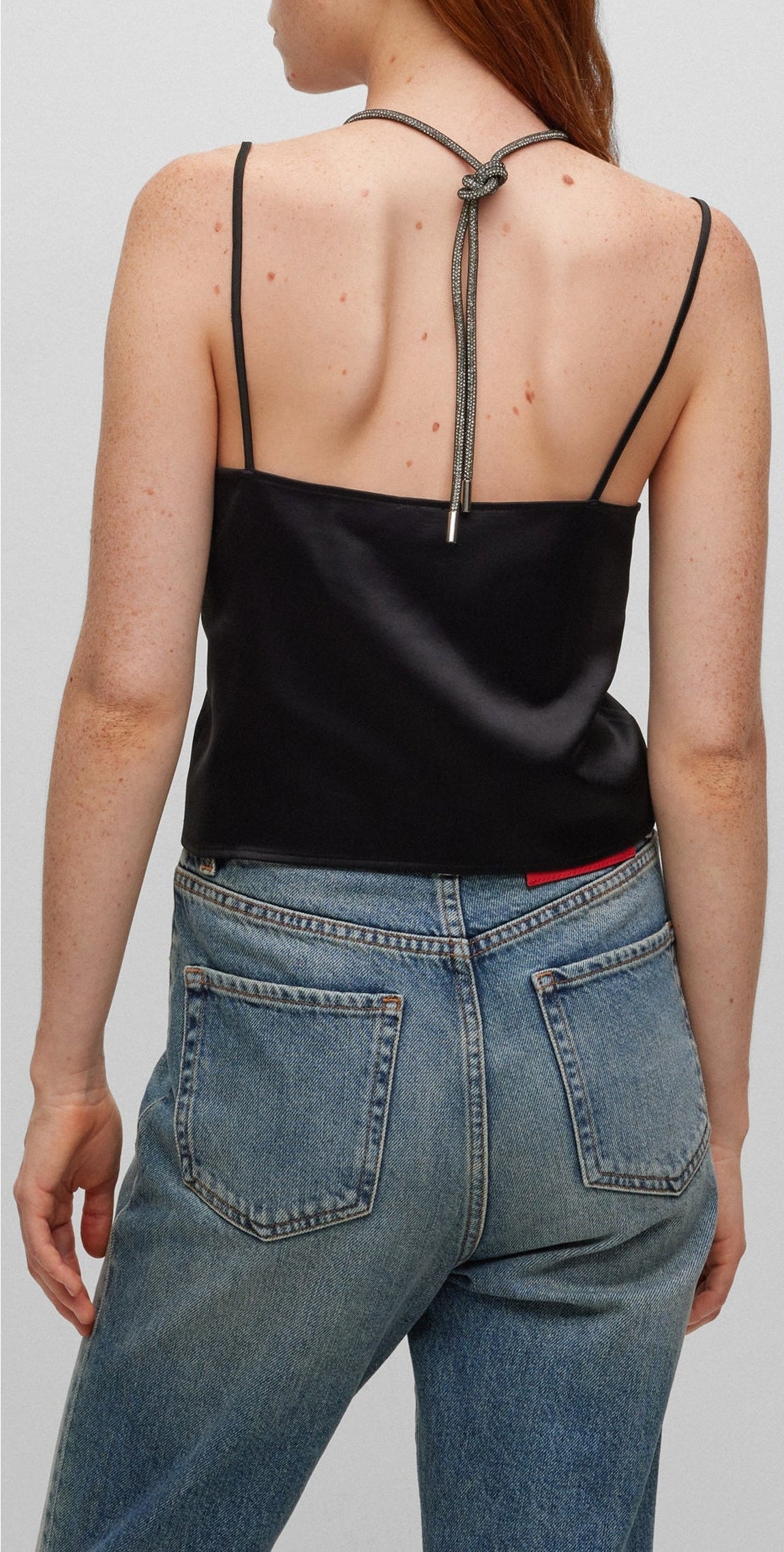 BLACK // CASUAL TOPS CRYSTALI-1