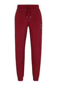 Drawstring jogging trousers - Dark Red