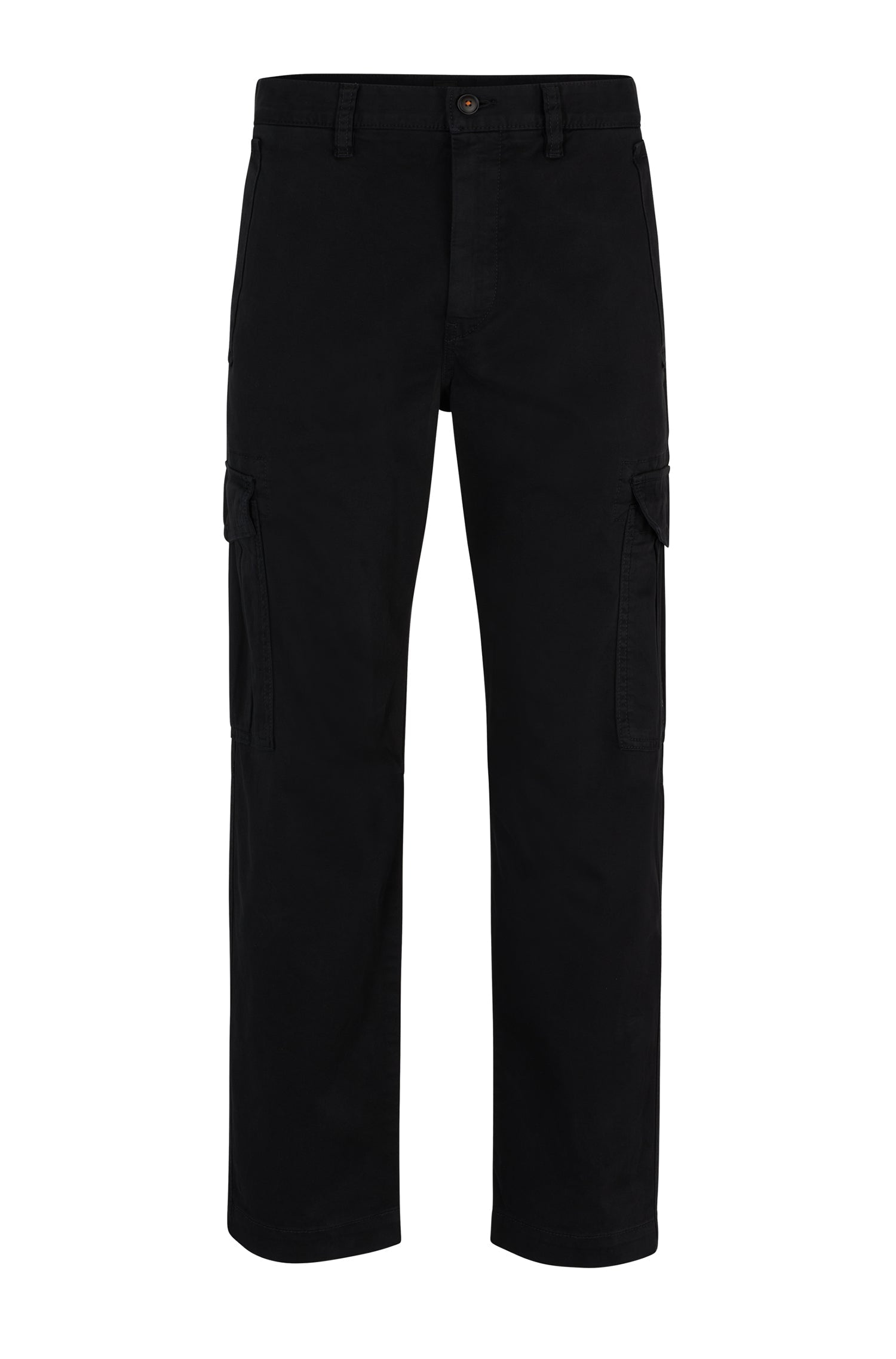 BLACK // CASUAL TROUSERS SISLA-5-CARGO