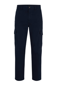 DARK BLUE // CASUAL TROUSERS SISLA-5-CARGO