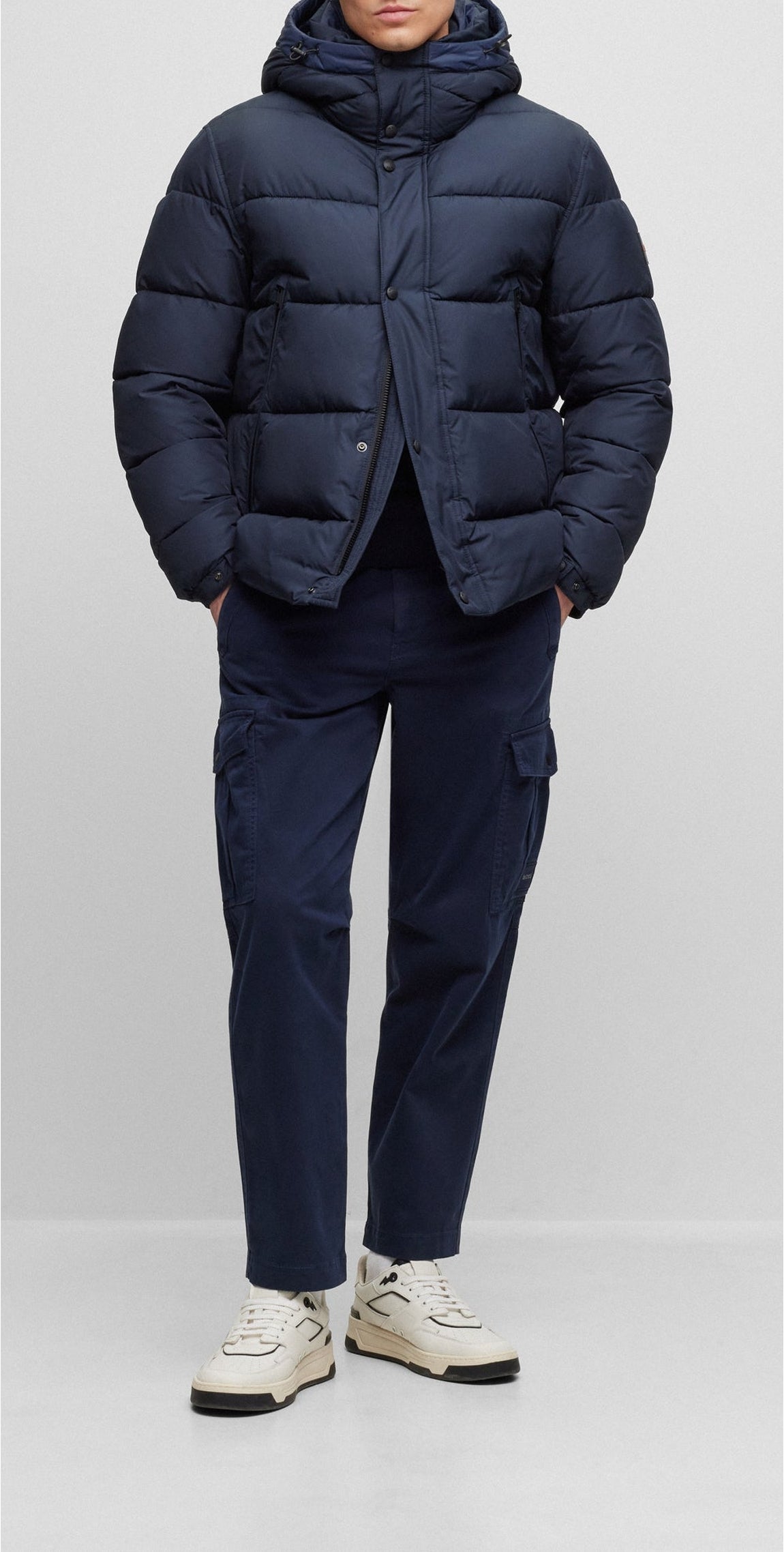 DARK BLUE // CASUAL TROUSERS SISLA-5-CARGO