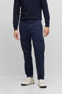 DARK BLUE // CASUAL TROUSERS SISLA-5-CARGO
