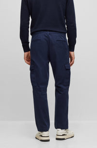 DARK BLUE // CASUAL TROUSERS SISLA-5-CARGO