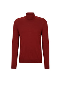 Pull Bernardo à col roulé en cachemire - Medium Red
