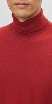Bernardo cashmere jumper - Medium Red
