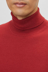 Pull Bernardo à col roulé en cachemire - Medium Red