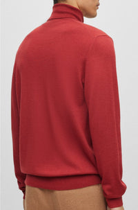 Pull Bernardo à col roulé en cachemire - Medium Red