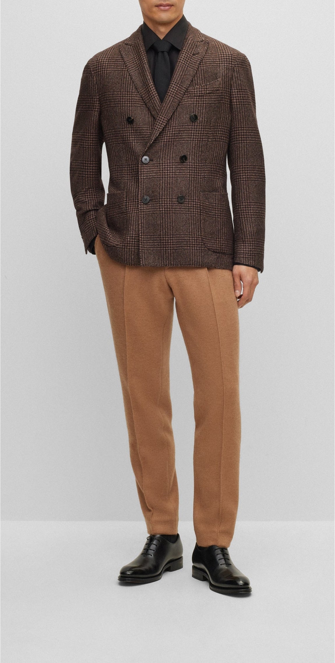 DARK BROWN // BLAZERS L-HESTON-DB-D-234F