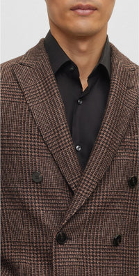 DARK BROWN // BLAZERS L-HESTON-DB-D-234F